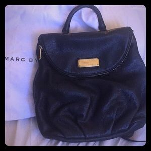 Marc Jacobs Black leather backpack